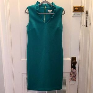 Green Calvin Klein dress